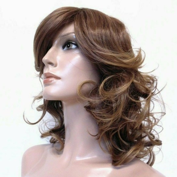 Medium Length Thick Wavy Brown/Auburn High main image 12